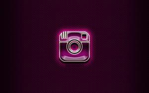 Neon Pink Instagram Logo instagram wallpaper
