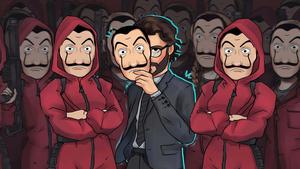 Netflix's hit show Money Heist money heist wallpaper