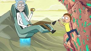 Never Give Up On Adventure rick and morty wallpaper