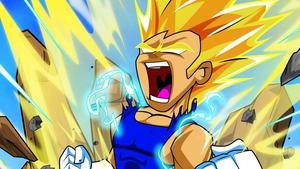 Never Give Up on Your Dreams vegeta wallpaper