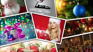 New Year And Christmas Collage christmas collage wallpaper