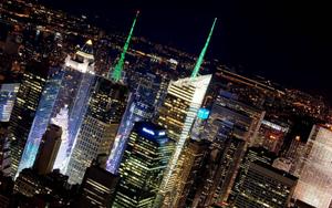 New York City Night Skyscrapers new york city wallpaper