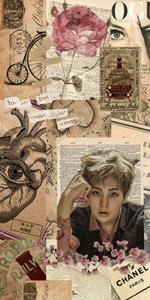 Newspaper Art Aesthetic Collage aesthetic collage wallpaper
