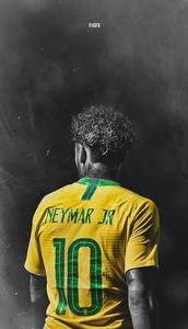 Neymar celebrates with Team Brazil neymar wallpaper