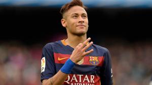 Neymar Celebrating a Goal in FC Barcelona neymar wallpaper
