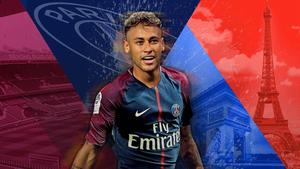 Neymar in a vibrant geometric backdrop neymar wallpaper
