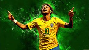 Neymar Jr showing off his top skills on the football pitch neymar wallpaper