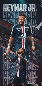 Neymar Lifts The Trophy After An Incredible Victory neymar wallpaper