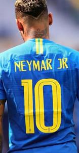Neymar on the pitch, ready to score neymar wallpaper
