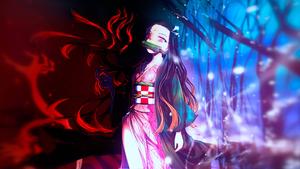 Nezuko embraces her inner power nezuko wallpaper