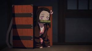 Nezuko in her Wooden Box: Searching for Safety nezuko wallpaper