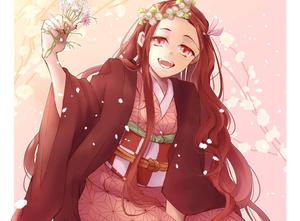 Nezuko Kamado from the Anime Series Kimetsu no Yaiba nezuko wallpaper