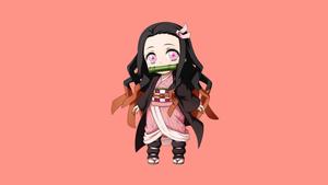 Nezuko, the determined demon-slayer nezuko wallpaper