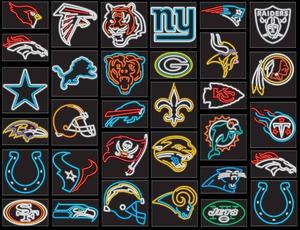 NFL Glowing Team Logos nfl wallpaper