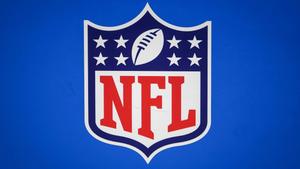 nfl logo on a blue background nfl wallpaper