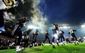 NFL Running Players On Field nfl wallpaper