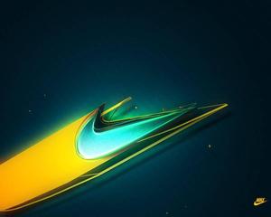 nike logo on a dark background nike wallpaper