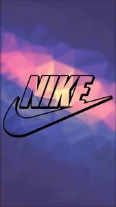 nike logo on a purple background cool iphone lock screen wallpaper