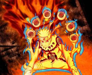 Nine-Tailed Chakra Mode naruto shippuden wallpaper