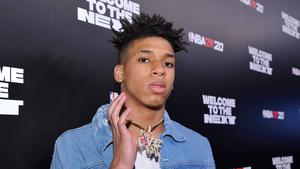 Nle Choppa at a NBA 2K2D Press Conference nle choppa wallpaper