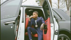 NLE Choppa striking a confident pose nle choppa wallpaper