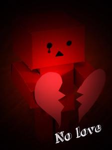 No Love Crying Danbo no love wallpaper