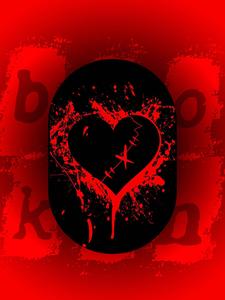 No Love Heart With Red Stitches no love wallpaper