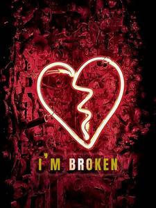 No Love Neon Light Broken Heart no love wallpaper
