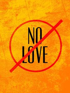No love Stylized Signage no love wallpaper