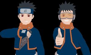 Obito Uchiha Before After Transformation Wallpaper