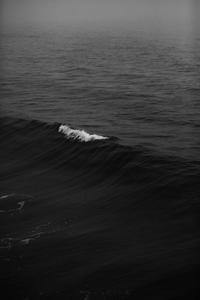 Ocean Waves On Dark Anime dark anime wallpaper