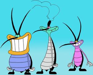 Oggy And The Cockroaches Cyan oggy and the cockroaches wallpaper