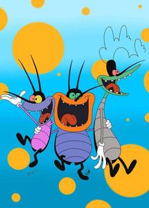 Oggy And The Cockroaches Smiling oggy and the cockroaches wallpaper