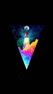 Oled Space Rocket oled wallpaper