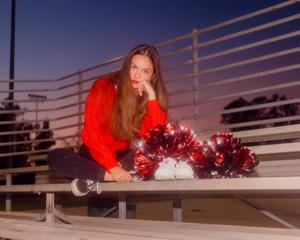 Olivia Rodrigo Bleachers Red Cheerleader olivia rodrigo wallpaper