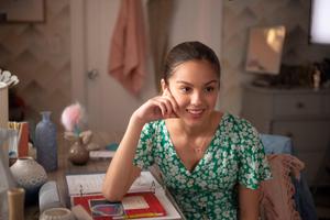 Olivia Rodrigo Green Dress olivia rodrigo wallpaper