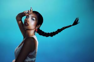 Olivia Rodrigo Nylon Blue Theme olivia rodrigo wallpaper
