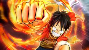 one piece - a character with a fist in his hand luffy wallpaper