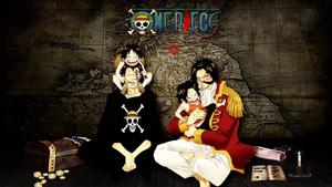 One Piece Desktop Dragon And Roger one piece desktop wallpaper
