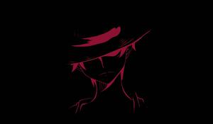 One Piece Desktop Luffy Red Art one piece desktop wallpaper