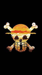 One Piece Phone Jolly Roger Perspective Art one piece phone wallpaper
