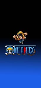 One Piece Phone Logo And Luffy one piece phone wallpaper