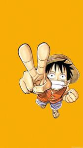 One Piece Phone Luffy Peace Sign one piece phone wallpaper