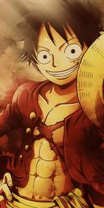 One Piece Phone Luffy Smiling With Straw Hat one piece phone wallpaper