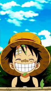 One Piece Phone Young Luffy Injured one piece phone wallpaper