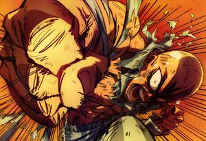 One Punch Man Turning a Corner one punch man wallpaper