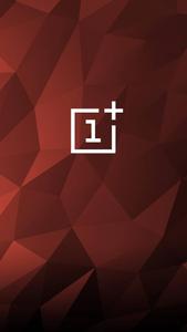 Oneplus Logo On Polygonal Brown oneplus wallpaper