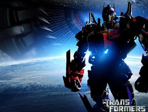 Optimus Prime Leads the Autobots in a Battle transformers wallpaper