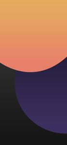 Orange Dark Purple iPhone 13 Pro iphone 13 pro wallpaper