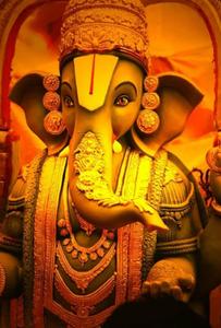 Orange Ganesh Mobile ganesh mobile wallpaper